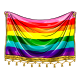 Baker Pride Flag Tapestry