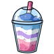 Bigender Pride Slushie