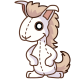 Cream Leucistic Kyrii Plushie