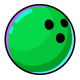 Green Bowling Ball