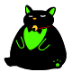 Green Fat Cat