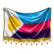 Howell Polyamory Pride Flag Tapestry