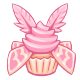 Peach Motere Cupcake