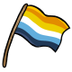 Pride Flag Stick Aroace