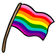 Pride Flag Stick Baker