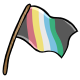 Pride Flag Stick Disability