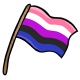 Pride Flag Stick Genderfluid