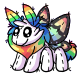 Prismatic Rainbow Motere Plushie