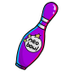 Purple Bowling Pin