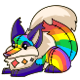 Rainbow Kitzen Plushie