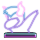 Retrowave Tatsu Neon Sign