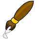 White Petpet Paint Brush