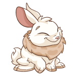 Leucistic Cream Cybunny