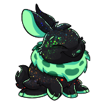 Emerald Iridescent Cybunny