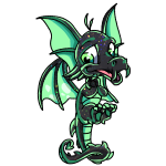 Emerald Iridescent Draik