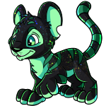 Emerald Iridescent Kougra